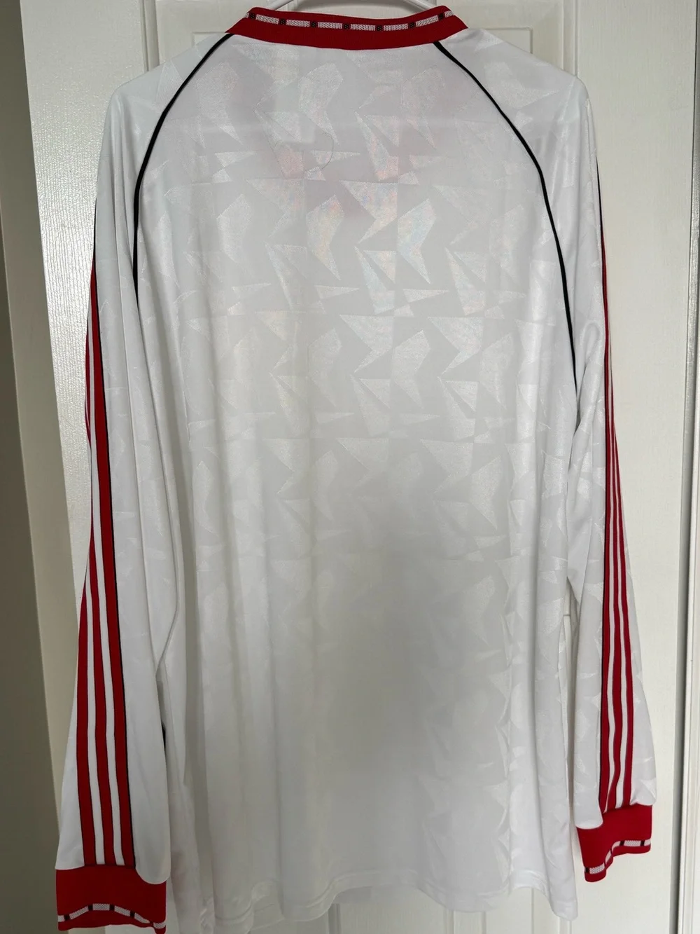 MANCHESTER UNITED '91 AWAY LONG SLEEVE JERSEY Soccer Club Size XXL NEW